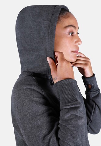 MOROTAI Athletic Zip-Up Hoodie 'Naka' in Grey