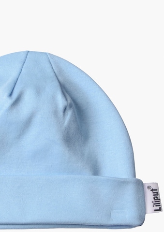 LILIPUT Baby-Mütze und Halstuch im 2er-Set in schlichtem Design in Blau
