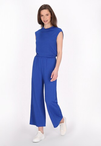 usha BLUE LABEL - Pierna ancha Pantalón en azul