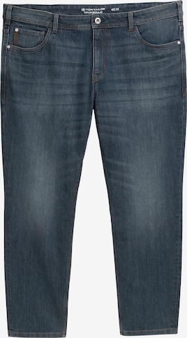 TOM TAILOR Men + Regularen Kavbojke | modra barva: sprednja stran