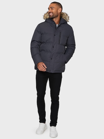 Threadbare Winter Jacket 'Arnwood' in Grey