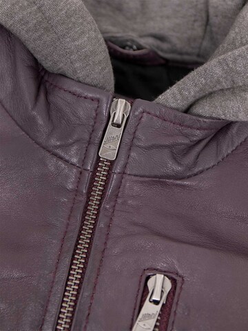 Jilani Between-Season Jacket in Purple