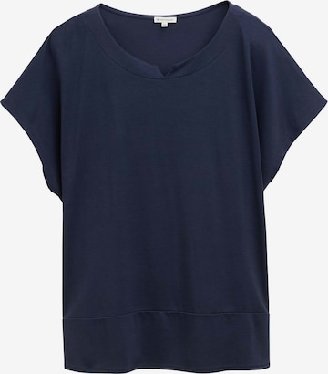 Tom Tailor Women + Shirt in Blue: front
