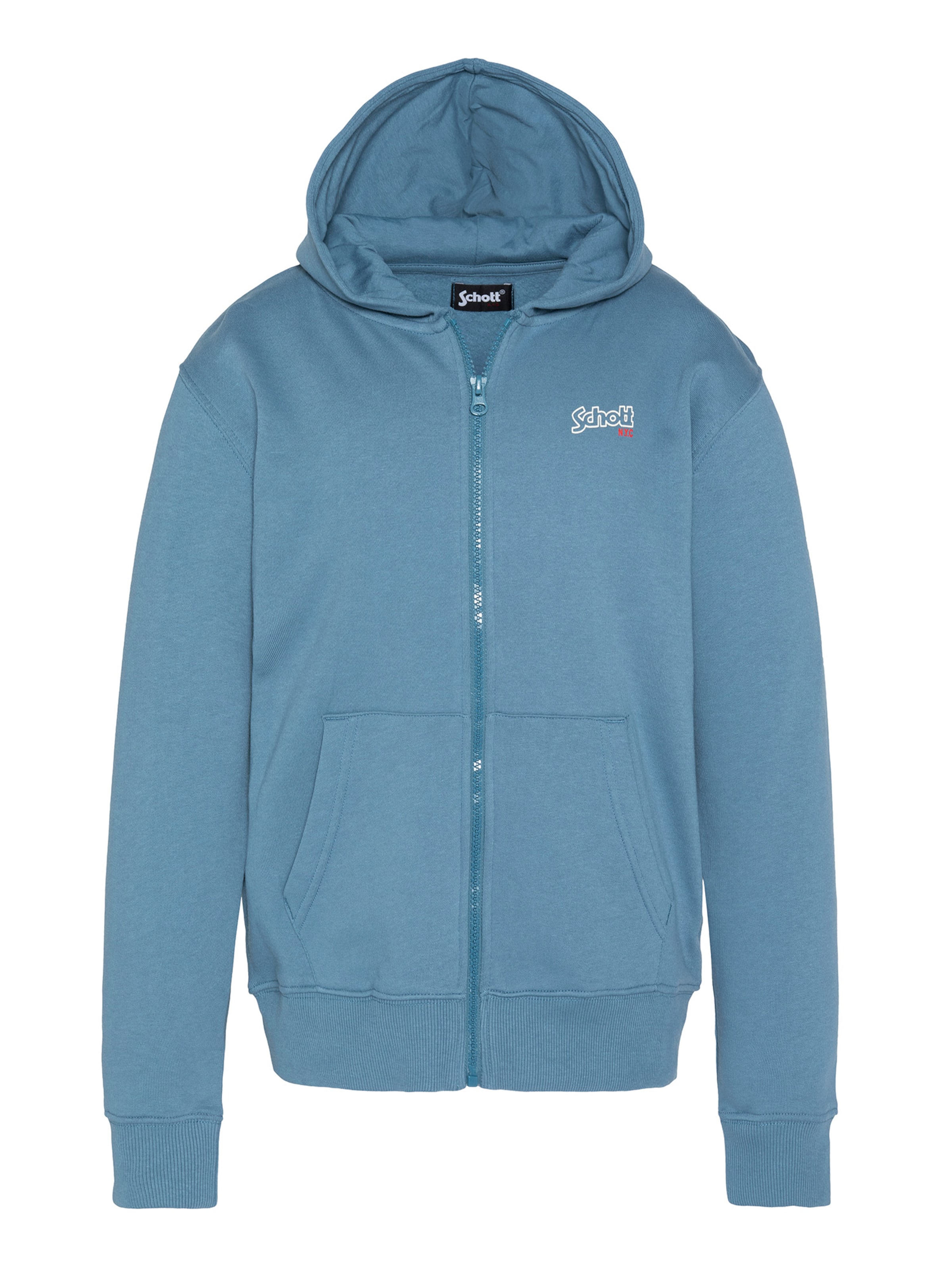 Sweat Schott NYC en bleu : devant