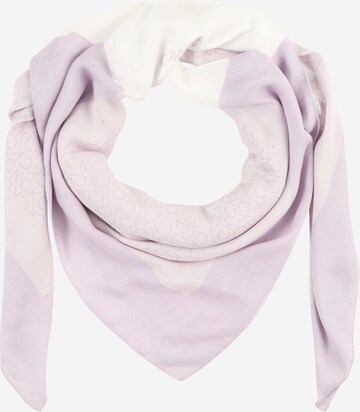 Foulard Calvin Klein en violet : devant