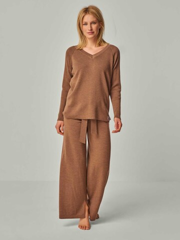 YOU LOOK PERFECT Loose fit Trousers 'BAILEY' in Brown