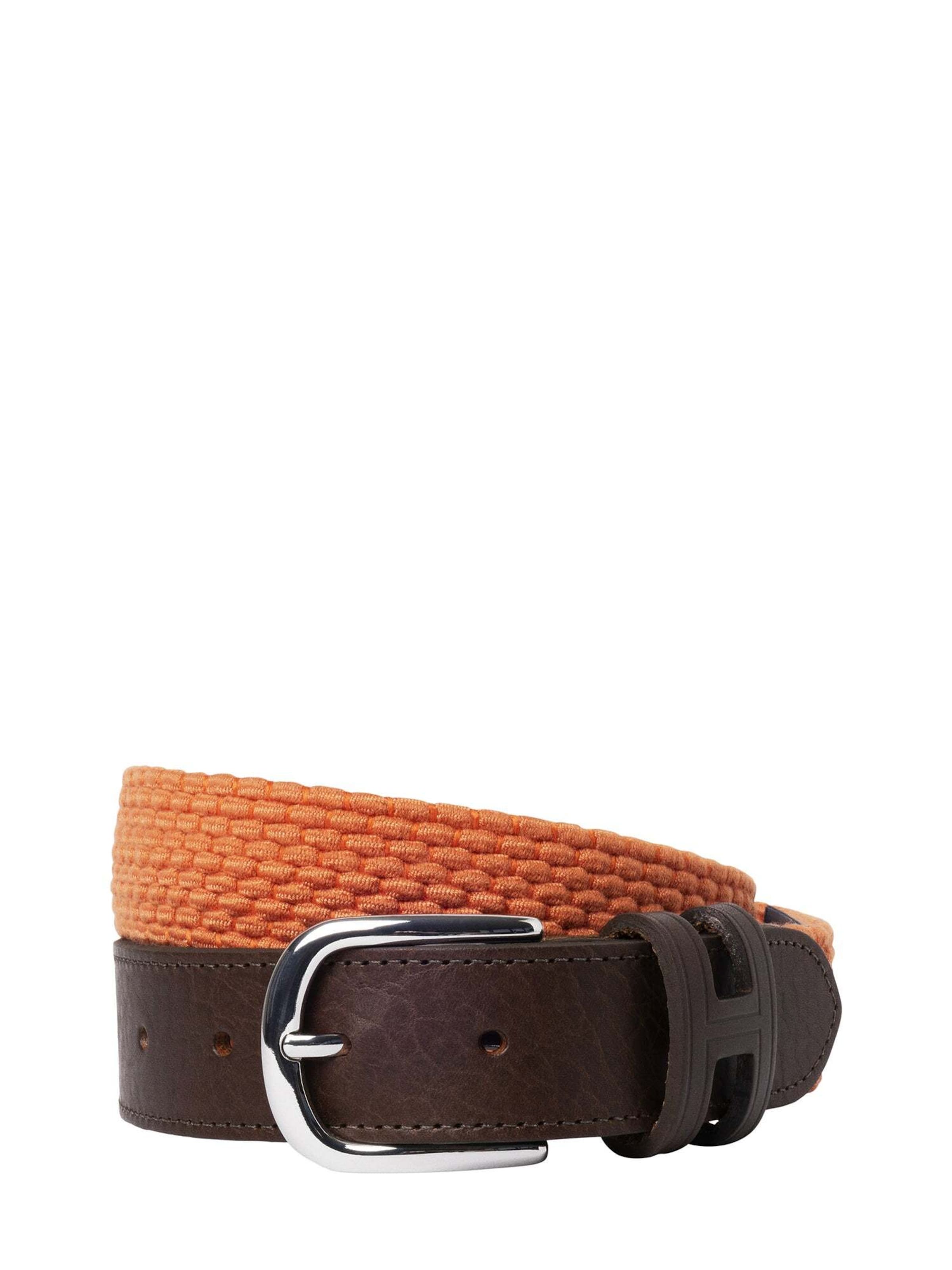 Ceinture Hackett London en orange : devant