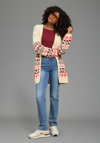 KangaROOS Strickjacke in Beige
