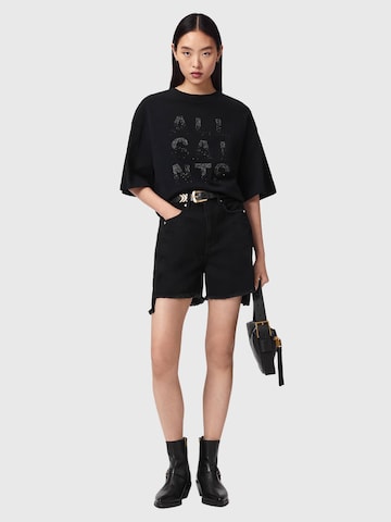 AllSaints Póló 'STACKS AMELIE' - fekete