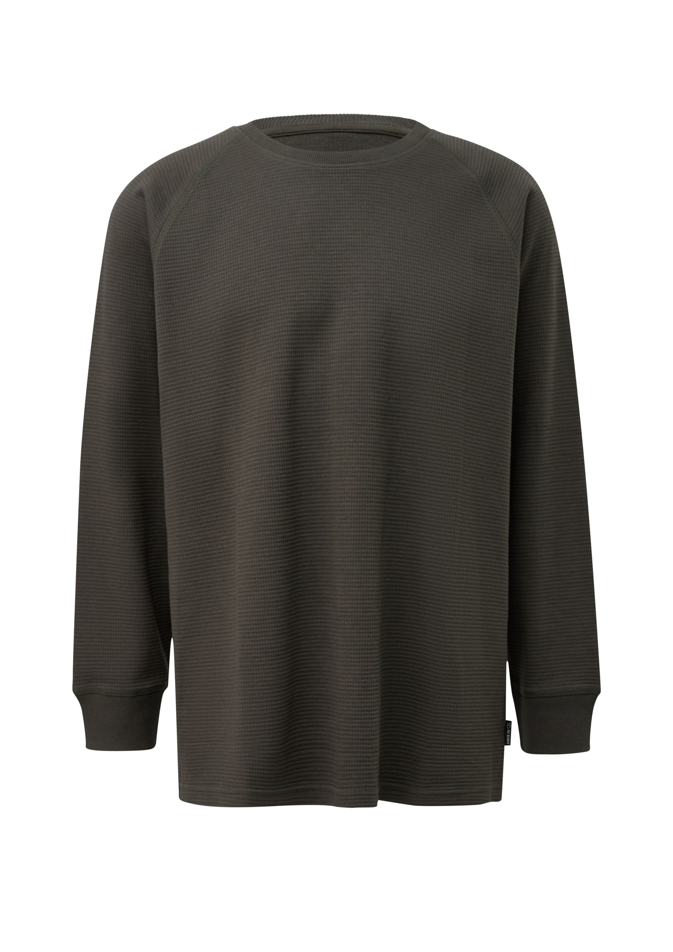 T-Shirt QS en gris : devant
