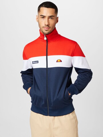 ELLESSE - Casaco em moletão 'Caprini' em vermelho: frente