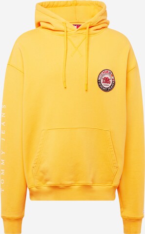 Tommy Jeans Sweatshirt 'ARCHIVE GAMES' in Yellow: front