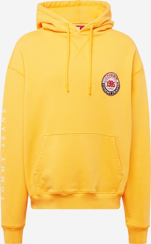 Sweat-shirt 'ARCHIVE GAMES' Tommy Jeans en jaune : devant