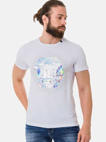 CIPO & BAXX Shirt 'CT720' in Wit