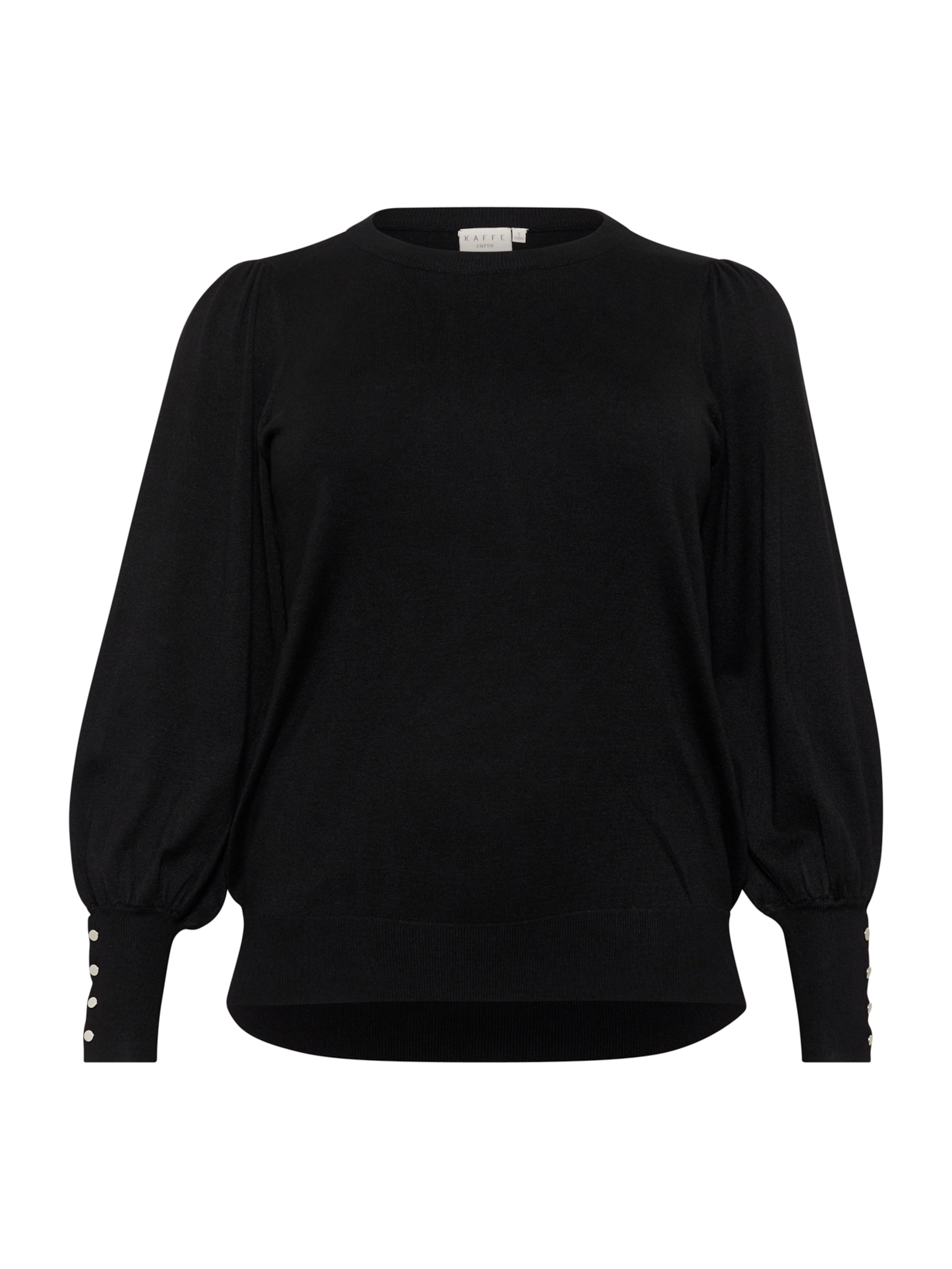 Pull-over 'KCLizzy' KAFFE CURVE en noir : devant