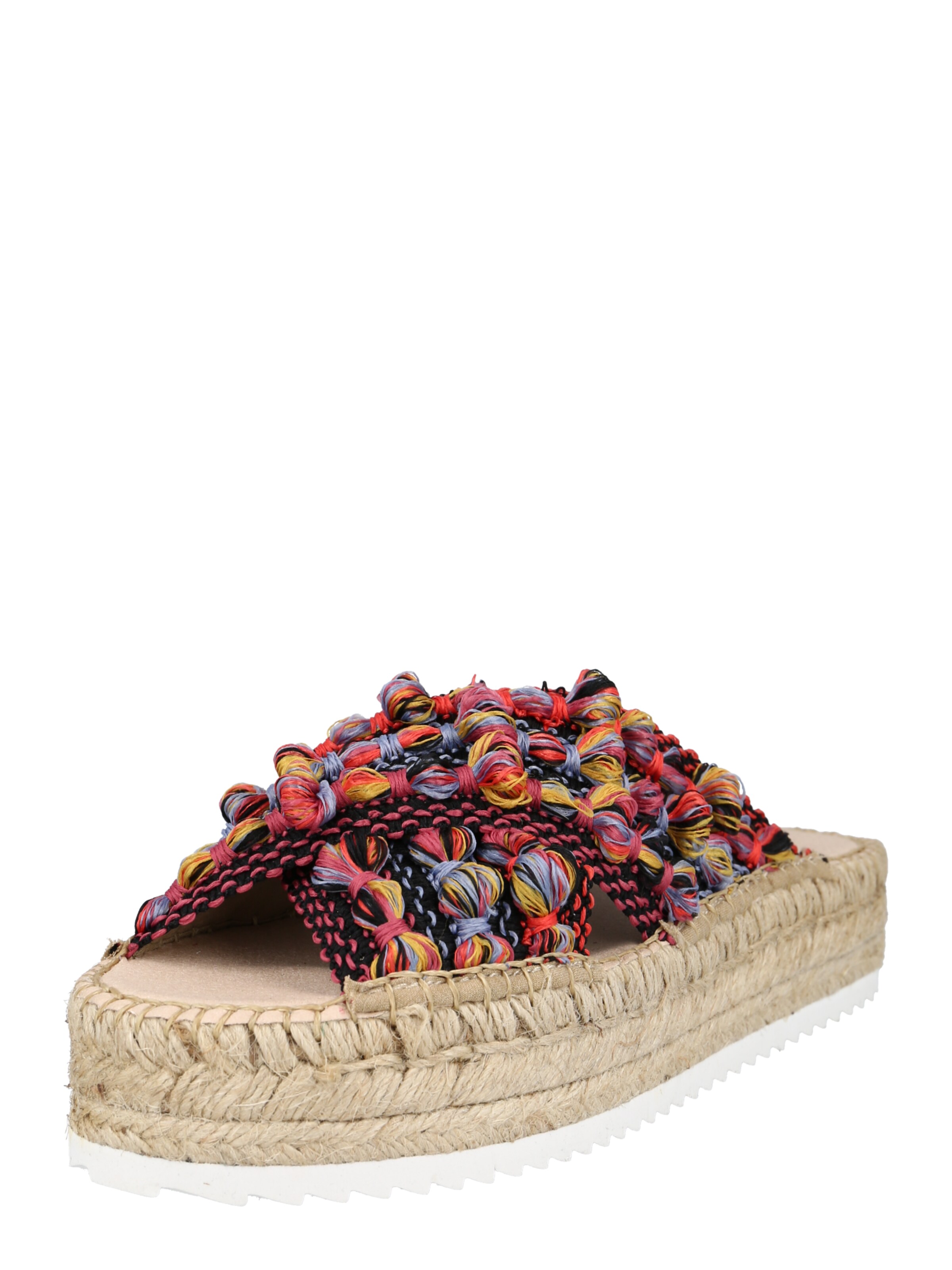 espadrij l´originale Pantolette 'Croisette Boho' in Rot: predná strana