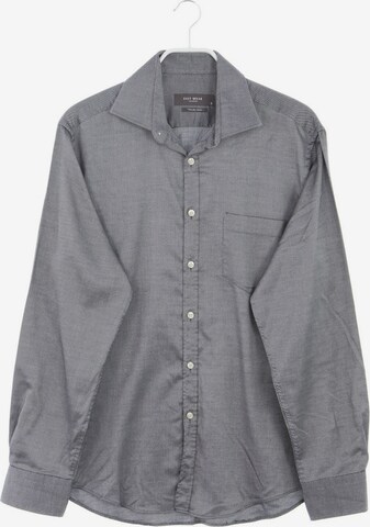 Easy Wear Button Up Shirt in L in Grey: front