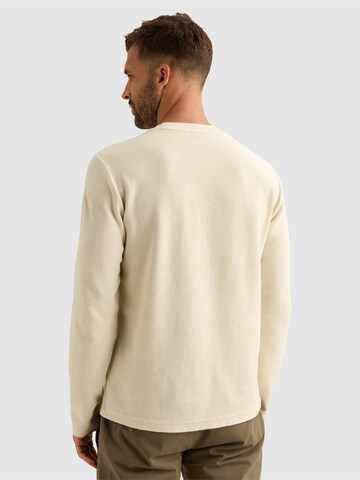PME Legend Shirt 'T-shirt with long sleeves and artwork' in Beige