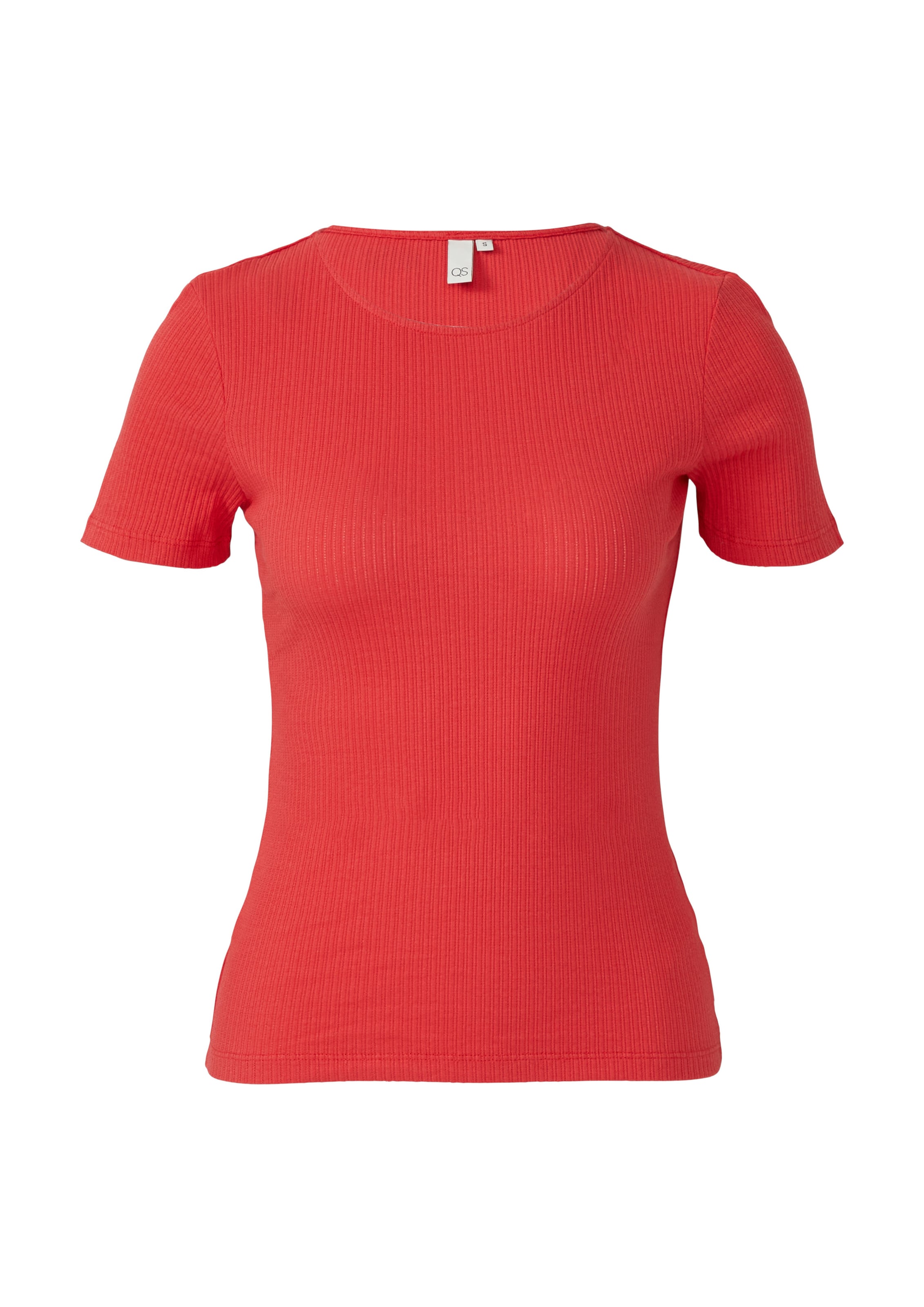 QS Shirt in Rood: voorkant