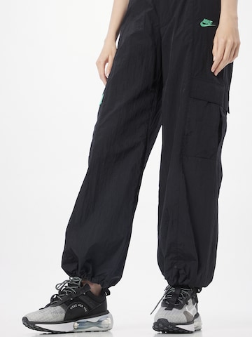 Nike Sportswear Wide Leg Hose in Schwarz