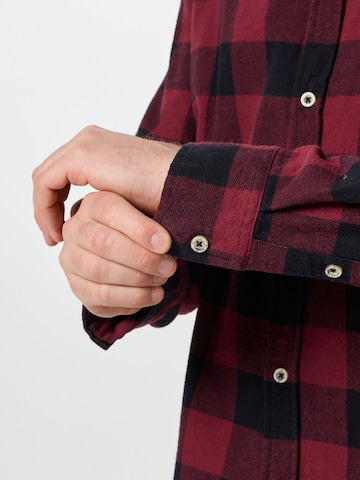 Regular fit Camicia 'Denver' di Denim Factory in rosso