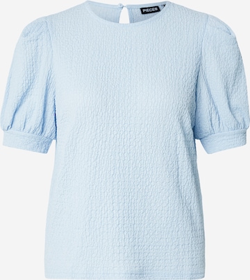 PIECES Blouse 'PCJAMAL' in Blue: front