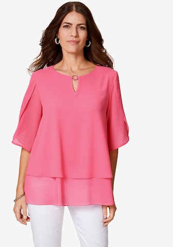 Select By Hermann Lange Blouse in Pink: front