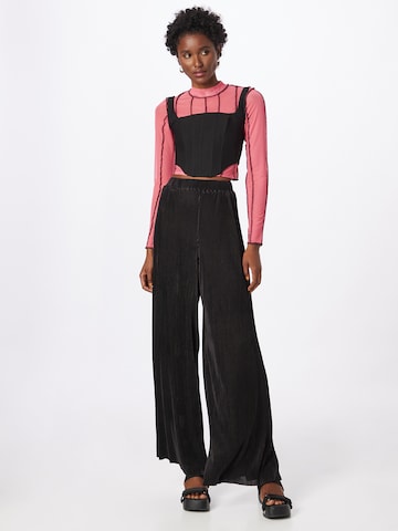 Wide leg Pantaloni 'Miss Joslin' di Misspap in nero