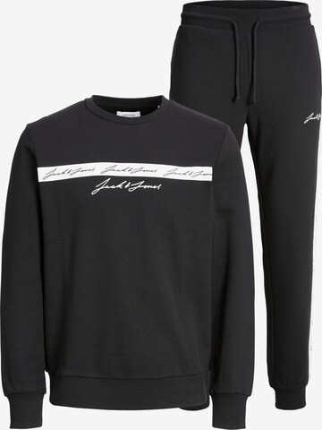 JACK & JONES Jogginganzug 'JACK' in Schwarz: predná strana
