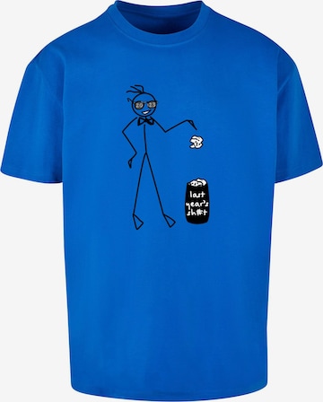 Merchcode Shirt in Blauw: voorkant