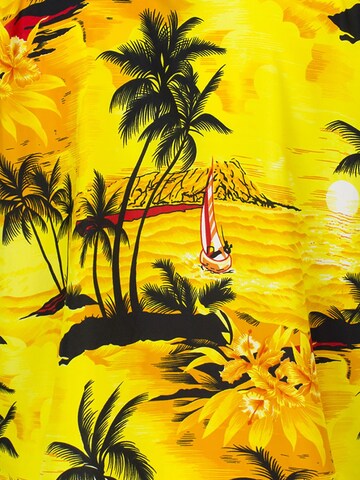 King Kameha Scarf 'Surf' in Yellow
