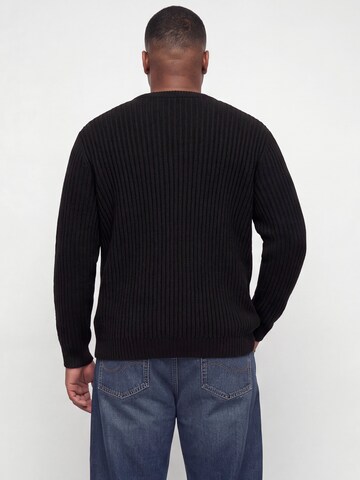 juoda Jack & Jones Plus Megztinis 'JJJAXON'
