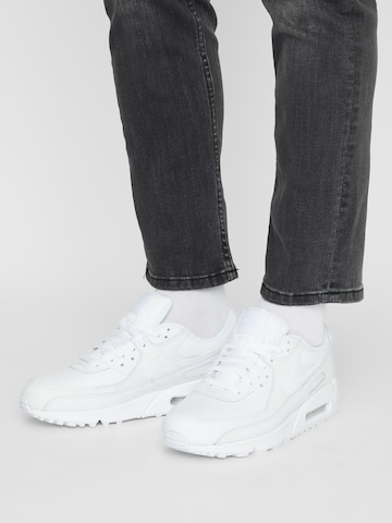Nike Sportswear Rövid szárú sportcipők 'AIR MAX 90 LTR' - fehér
