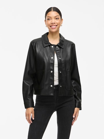 VILA Between-season jacket in Black: front