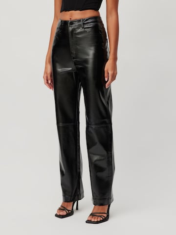 LeGer by Lena Gercke Regular Trousers 'Katalin' in Black: front