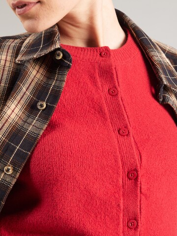 HOLLISTER Kardigán - Červená