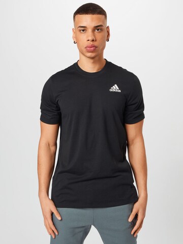 Tricou funcțional 'Aeroready Designed To Move' de la ADIDAS SPORTSWEAR pe negru: față