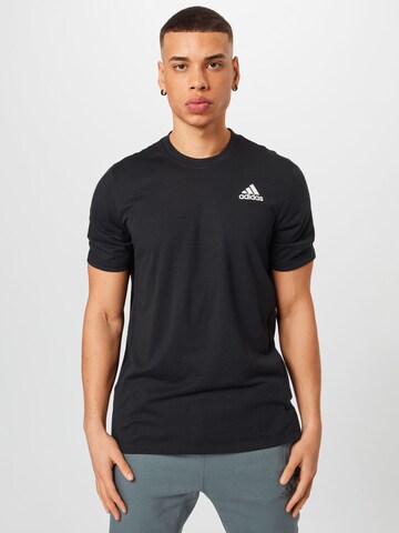 ADIDAS SPORTSWEAR Performance shirt 'Aeroready Designed To Move' in Black: front