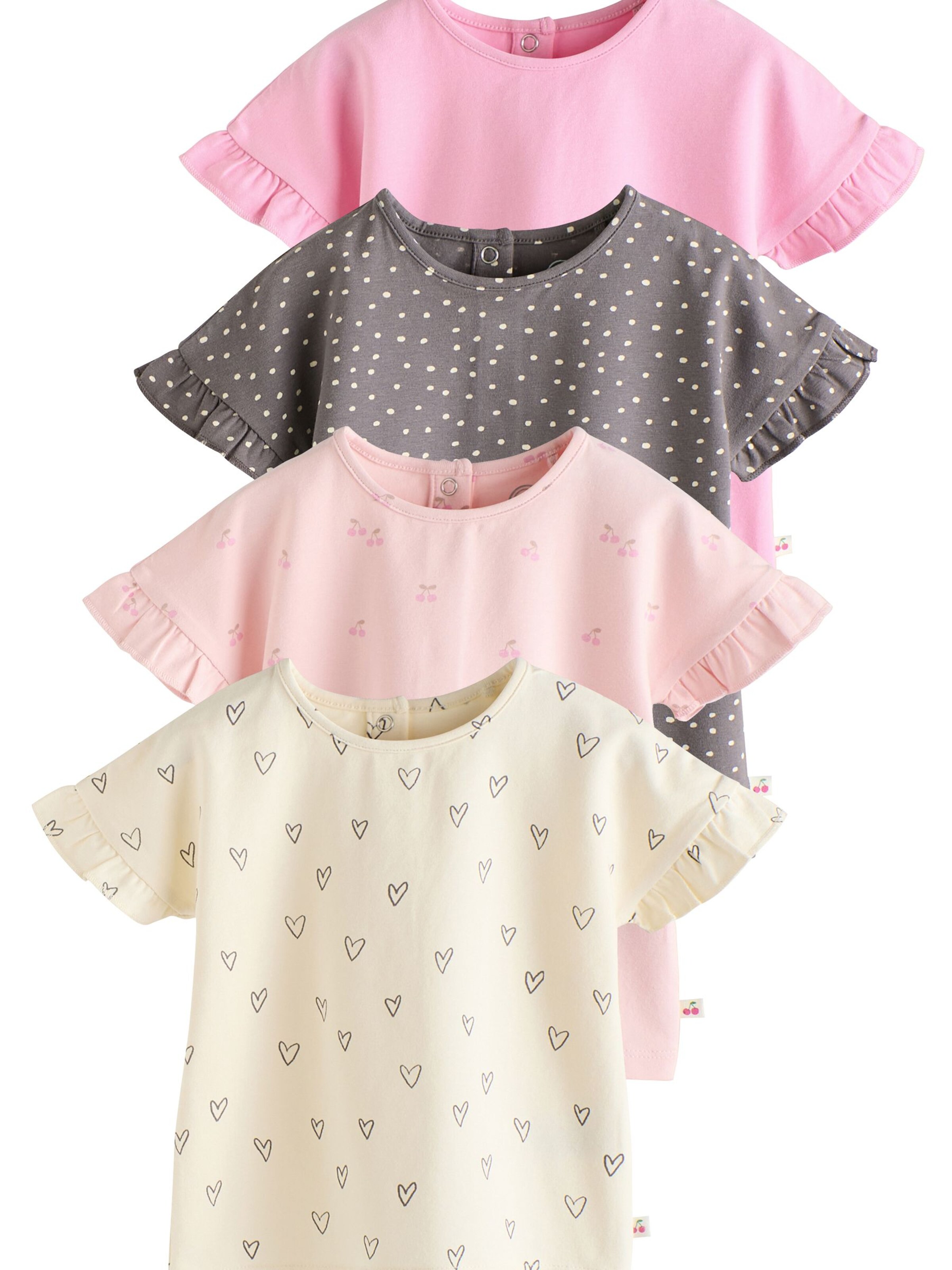 Next Shirt in Mischfarben: Vorderseite