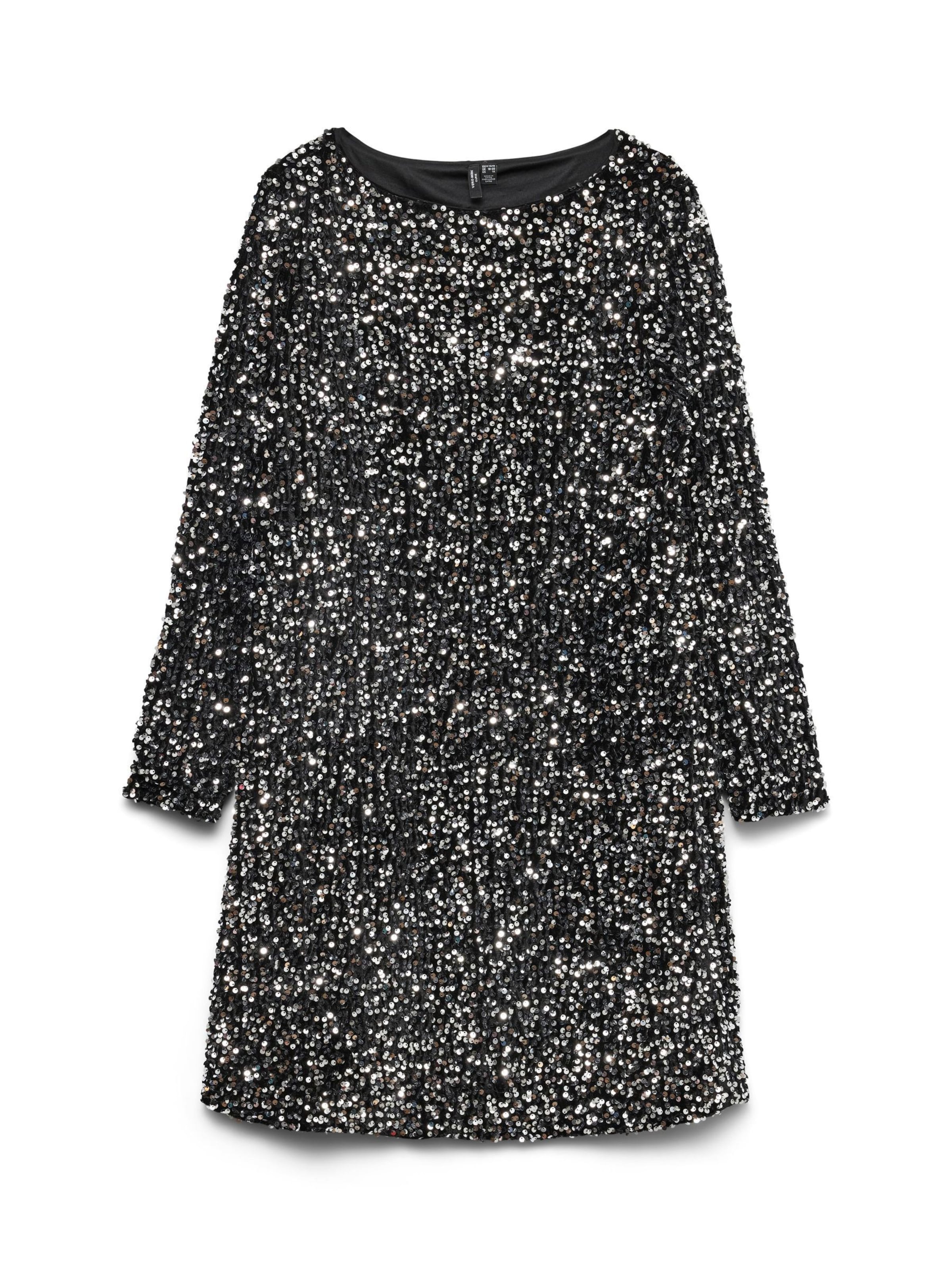 Vero Moda Curve Cocktailjurk in Zwart: voorkant