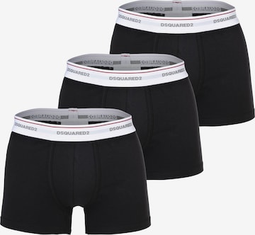 DSQUARED2 - Calzoncillo boxer en negro: frente