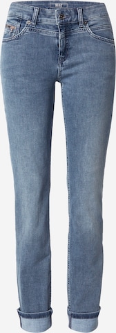 mėlyna MAC Prigludęs Džinsai 'RICH': priekis