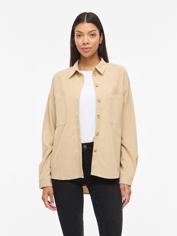 VILA - Blusa en marrón: frente