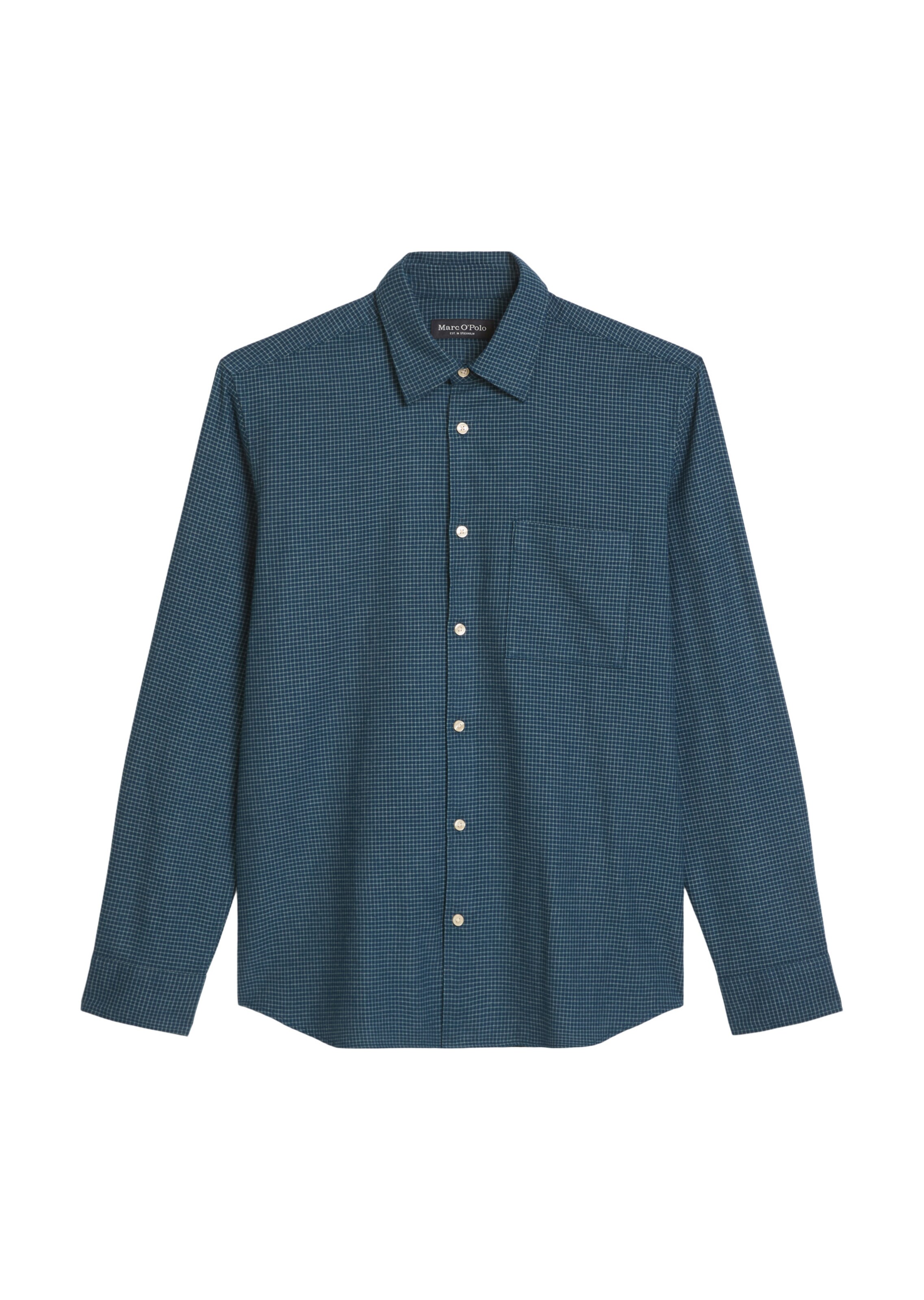 Marc O'Polo Overhemd in Blauw: voorkant