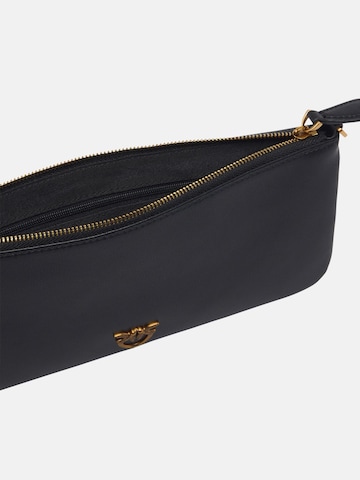 Borsa a mano 'PINKO HORIZONTAL FLAT VITELLO SETA BORSA' di PINKO in nero