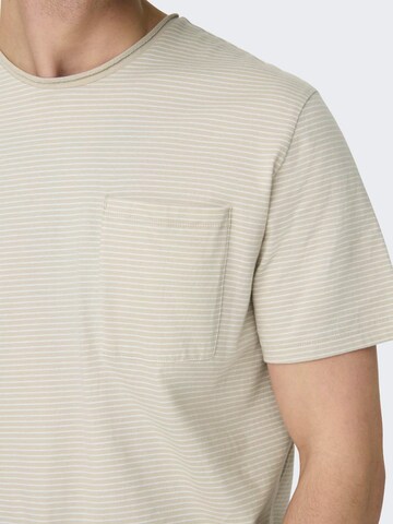 Only & Sons T-shirt 'Bale' i vit