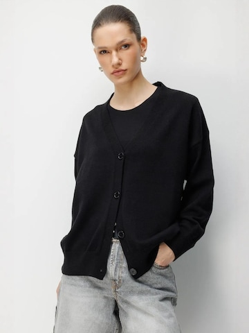 MixRay Strickjacke 'Strickjacken'‌‌‌ in Schwarz