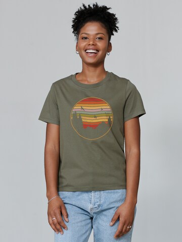 Watapparel Shirt in Groen: voorkant