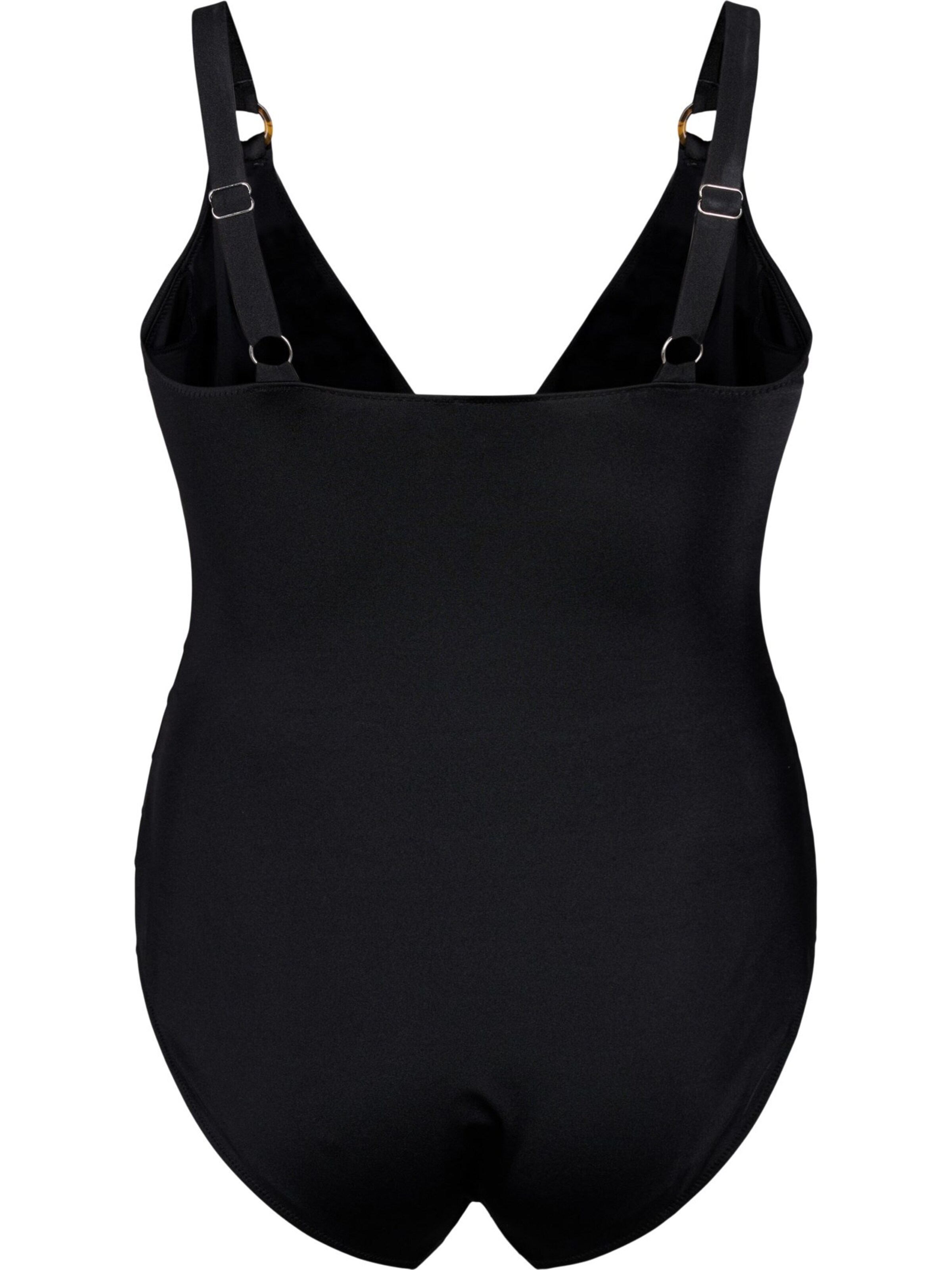 Swim by Zizzi Strój kąpielowy 'Senya' w kolorze czarny