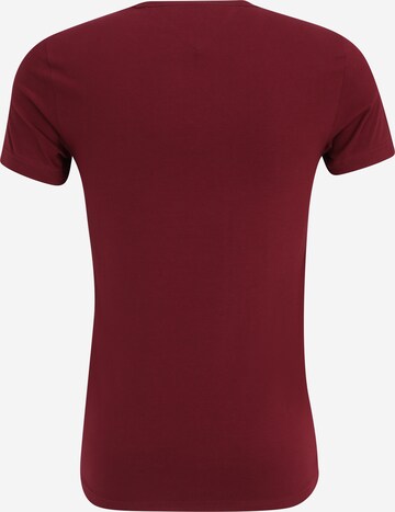 TOMMY HILFIGER Slim Fit T-Shirt in Rot